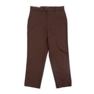 NEW DOCKERS Petite brown Continental Stretch Tapered Leg pants size 12P